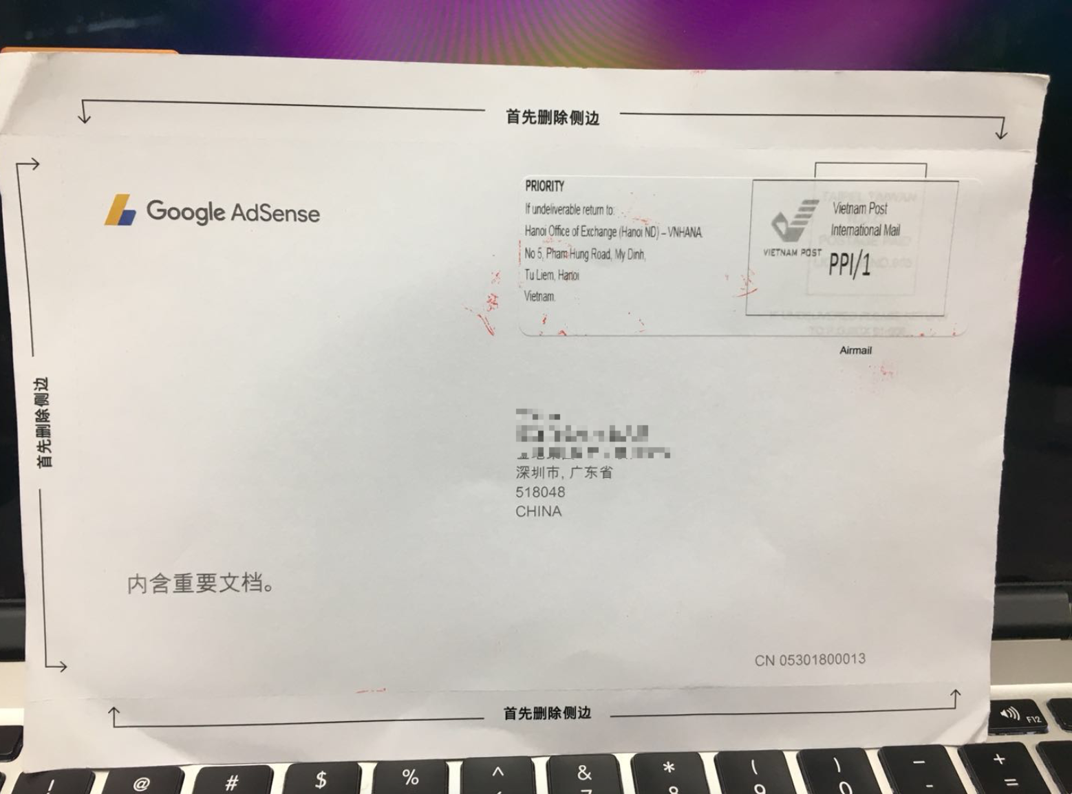 Google Adsense PIN