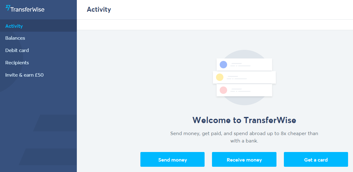 TransferWise 的界面.png